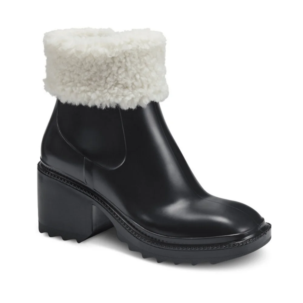 INC EADIN RAIN BLACK BOOTS NIB SIZE 10